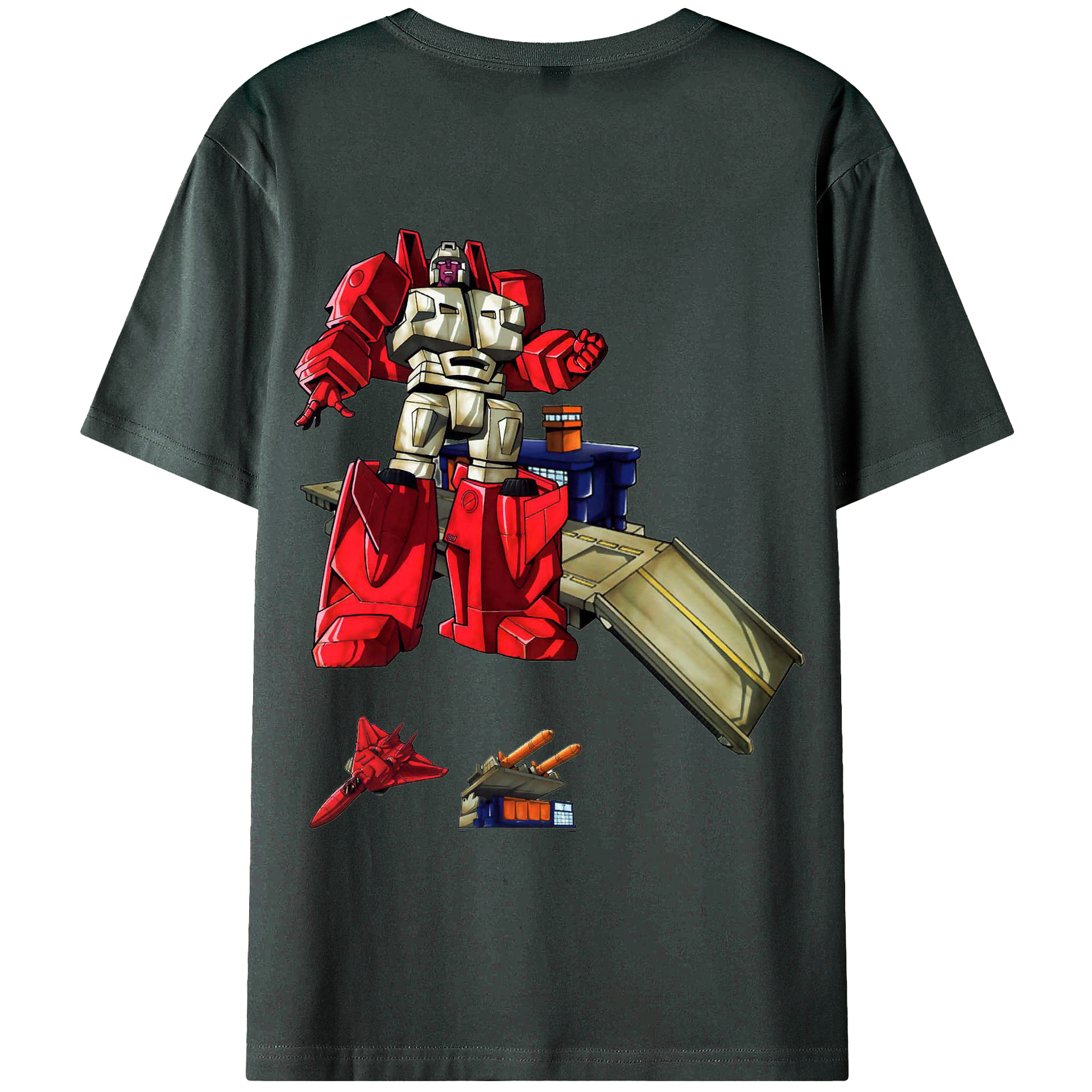 （画像用）  綿100％ メンズ半袖Tシャツ（バックプリント） 通気性